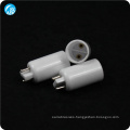 white ceramic alumina part ceramic UV lamp cap 95 al2o3